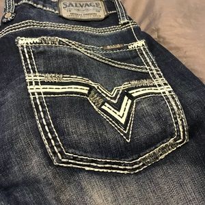 Salvage Slim Straights 32R